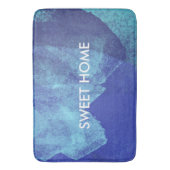 Coole, moderne abstrakte Malkunst Badematte (Vorderseite Vertikal)