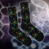 Coole moderne Atommusterkunde Socken