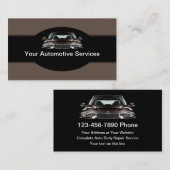 Coole moderne Automobildienstleistungen Visitenkarte (Vorne/Hinten)