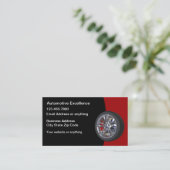 Coole moderne Autos - Themenwagen Visitenkarte (Stehend Vorderseite)