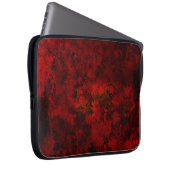 Coole, moderne Blumenkunst / Blume Laptopschutzhülle (Vorne Rechts)