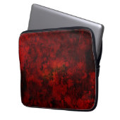 Coole, moderne Blumenkunst / Blume Laptopschutzhülle (Vorderseite Links)