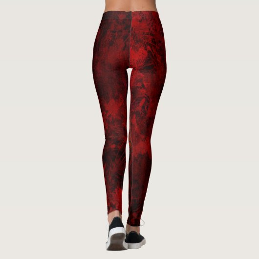 Coole, moderne Blumenkunst / Blume Leggings (Rückseite)