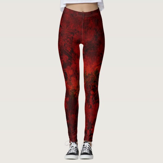 Coole, moderne Blumenkunst / Blume Leggings (Vorderseite)