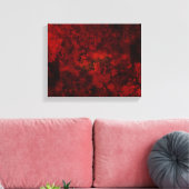 Coole, moderne Blumenkunst / Blume Leinwanddruck (Insitu (Wohnzimmer))