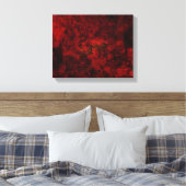 Coole, moderne Blumenkunst / Blume Leinwanddruck (Insitu (Schlafzimmer))