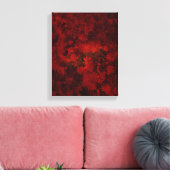 Coole, moderne Blumenkunst / Blume Leinwanddruck (Insitu (Wohnzimmer))
