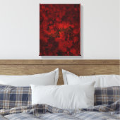 Coole, moderne Blumenkunst / Blume Leinwanddruck (Insitu (Schlafzimmer))
