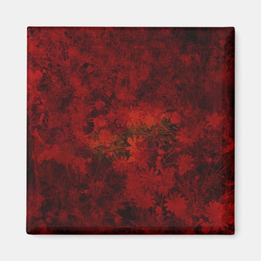 Coole, moderne Blumenkunst / Blume Magnet (Vorne)