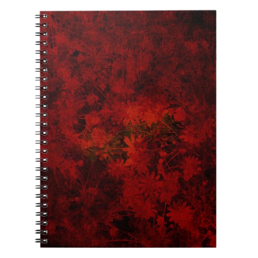 Coole, moderne Blumenkunst / Blume Notizblock (Vorderseite)
