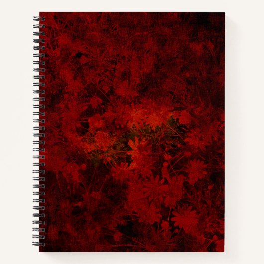 Coole, moderne Blumenkunst / Blume Notizblock (Vorderseite)