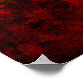 Coole, moderne Blumenkunst / Blume Poster (Ecke)