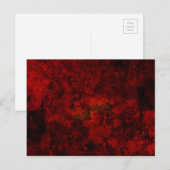 Coole, moderne Blumenkunst / Blume Postkarte (Vorne/Hinten)