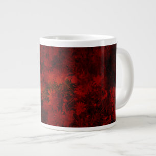 Coole, moderne Blumenkunst / Muster der Blume Jumbo-Tasse