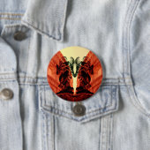 Coole moderne Collage des historischen Rom in Rot Button (Beispiel)
