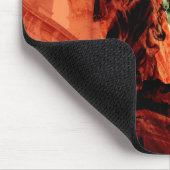 Coole moderne Collage des historischen Rom in Rot Mousepad (Ecke)