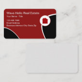 Coole, moderne, einzigartige Visitenkarten für Rea Visitenkarte (Vorne/Hinten)