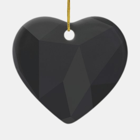 Coole, moderne, elegante, trendige Trapezformen Keramik Ornament (Hinten)