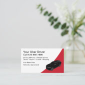 Coole, moderne Fahrkarten Visitenkarte (Stehend Vorderseite)