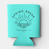 Coole, moderne Frühjahr-Break-Custom-Lage Dosenkühler (Rückseite)