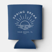 Coole, moderne Frühjahr-Break-Custom-Lage Dosenkühler (Rückseite)