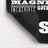 Coole moderne Fun Bosses: Beste Boss Mousepad (Ecke)