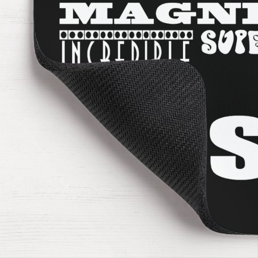 Coole moderne Fun Bosses: Beste Boss Mousepad (Ecke)