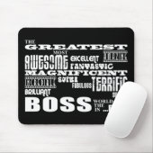 Coole moderne Fun Bosses: Beste Boss Mousepad (Mit Mouse)
