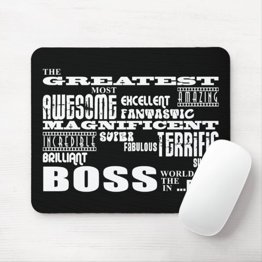 Coole moderne Fun Bosses: Beste Boss Mousepad (Mit Mouse)