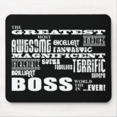 Coole moderne Fun Bosses: Beste Boss Mousepad (Vorne)