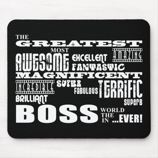 Coole moderne Fun Bosses: Beste Boss Mousepad (Vorne)