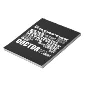 Coole moderne Fun Doctors Bestste Ärzte der Welt Notizblock (Rotiert)