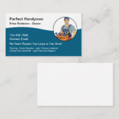 Coole moderne Handyman-Visitenkarten Visitenkarte (Vorne/Hinten)
