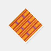Coole moderne Kente Print Serviette (Ecke)