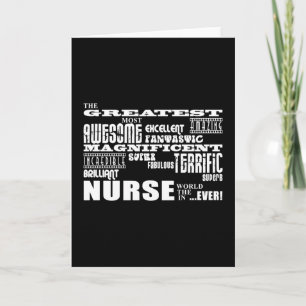 Coole moderne Krankenschwestern: Beste Krankenschw Dankeskarte
