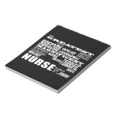 Coole moderne Krankenschwestern: Beste Krankenschw Notizblock (Rotiert)