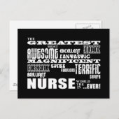 Coole moderne Krankenschwestern: Beste Krankenschw Postkarte (Vorne/Hinten)