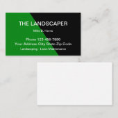 Coole moderne Landschaft Business Card Einzigartig Visitenkarte (Vorne/Hinten)