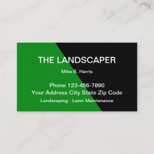 Coole moderne Landschaft Business Card Einzigartig Visitenkarte