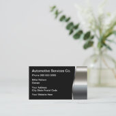 Coole moderne Metallik Visitenkarte (Stehend Vorderseite)