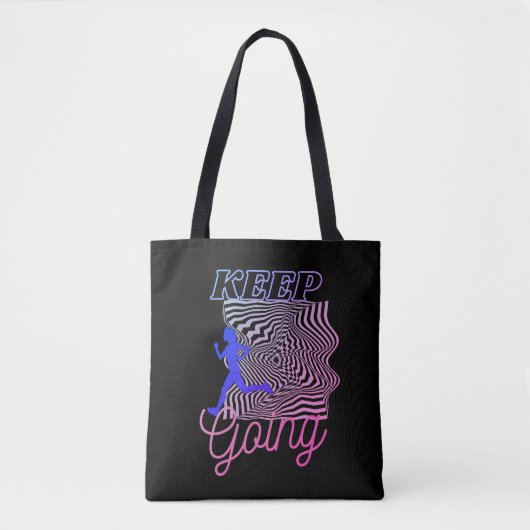 Coole Moderne mit Lila Schwarz Tasche (Vorderseite)