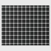 Coole moderne optische Schwarzweiss-Illusion Geschenkpapier (Flach)