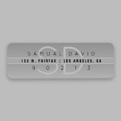 Coole moderne Rücksendeadresse