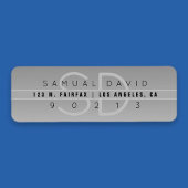 Coole moderne Rücksendeadresse