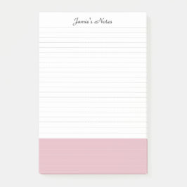 Coole, moderne, schlichte Farbkombination Rosa Lin Post-it Klebezettel