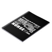 Coole moderne Spaß-Krankenschwestern: Bestste Notizblock (Linke Seite)