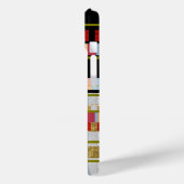 Coole, moderne Streifen Case-Mate iPhone Hülle (Rückseite / Links)