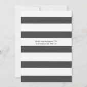 Coole, moderne Stricktypografie 16 . Geburtstag Einladung (Rückseite)