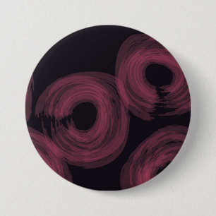 Coole, moderne, trendige Aquarellbilder Button