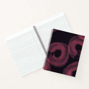 Coole, moderne, trendige Aquarellbilder Notizblock